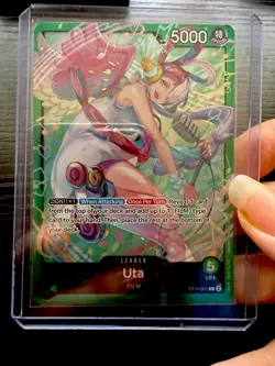 Uta ST11-001 L Leader Foil English One Piece TCG NM - Image 3