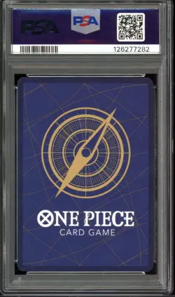 GOLD MARSHALL D. TEACH One Piece 2025 OP12 3rd Anniversary SP Japanese 93 PSA 10 - Image 2