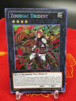 Zoodiac Drident RATE-EN053 Yugioh Raging Tempest Unlimited Edition LP - Image 1