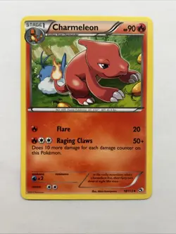 Charmeleon 18/113 Uncommon Legendary Treasures Pokemon Card - Image 1