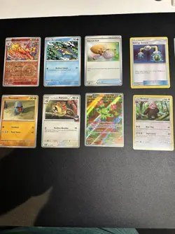 Pokemon Card Lot 8 Cards - Image 1