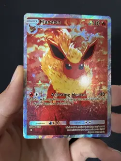 Flareon Pokemon Pocket Card TCG DISPLAY ART CARD - Image 1