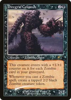 Diregraf Colossus (Retro Frame) -Foil Near Mint MTG Secret Lair - Image 1