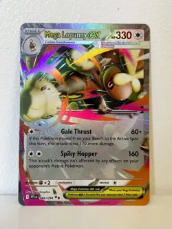 Pokemon Mega Lopunny EX 084/094 Phantasmal Flames Card Near Mint - Image 1