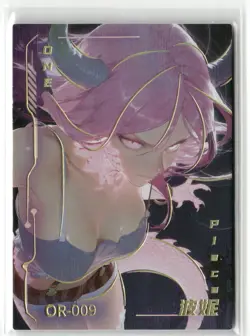 PAWNEE OR OR-009 Holographic One Piece Collectible Anime Card - Image 1
