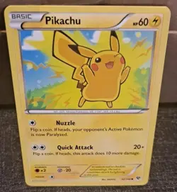 7 Card Vintage Lot Of Pikachu Pokemon Cards - Image 4