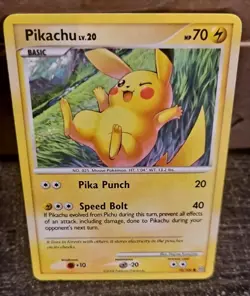 7 Card Vintage Lot Of Pikachu Pokemon Cards - Image 5