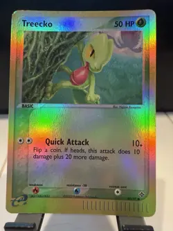 Vintage Treecko 80/97 Reverse Holo LP 2003 Pokemon Card - Image 2