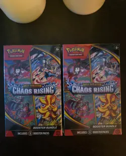 Chaos Rising Booster Bundle x2 Sealed TCG (Lot of 2 Bundles Total) Pokemon Cards - Image 1