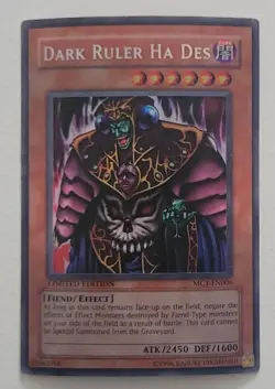 JP1) Yugioh - Konami - Yu-Gi-Uh! - Dark Ruler Ha Des - MC1-EN006 - Trading Card - Image 1