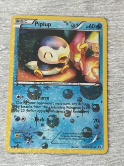 Pokemon PIPLUP RC6/RC25 Holo Collecting Card - VERY GOOD to MINT - never played - Image 2