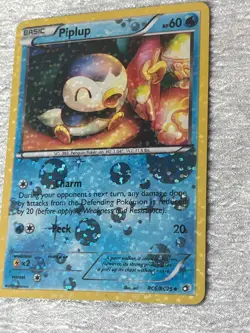 Pokemon PIPLUP RC6/RC25 Holo Collecting Card - VERY GOOD to MINT - never played - Image 4