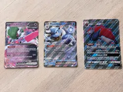 Jumbo Pokemon Cards Holo Lot - Blastoise ex, Iron Valiant ex, Zoroark GX - Image 1