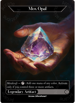 Mox Opal - Full Art Altered Art Custom Proxy Cards - Image 1