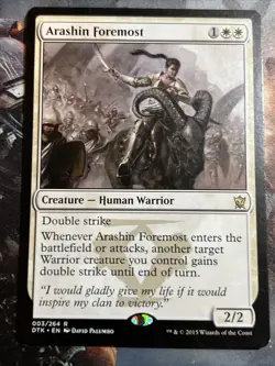 1x Arashin Foremost Dragons of Tarkir LP MTG Magic the Gathering x1 MKE - Image 1