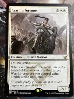 1x Arashin Foremost Dragons of Tarkir LP MTG Magic the Gathering x1 MKE - Image 3
