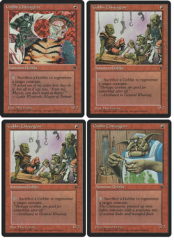 4 x Goblin Chirurgeon - FALLEN EMPIRES - englisch ** Playset ** 3 Versions - Image 1