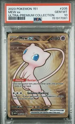 Pokemon 151 Mew Ex Ultra Premium Collection 205 METAL PSA 10 Gem Mint New Cert - Image 1