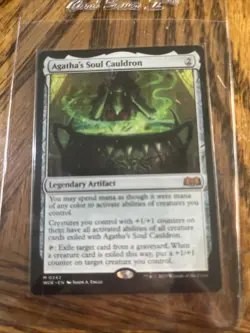 Magic: The Gathering Wilds of Eldraine - Agatha's Soul Cauldron Card #0242 mtg - Image 1