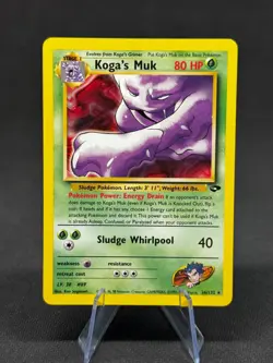 Koga's Muk- 26/132 - Pokemon Gym Challenge Unlimited Rare Card WOTC NM - Image 1