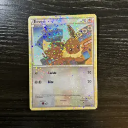 Eevee Holo Reflective 47/90 Undaunted Set Rare Pokemon Card Custom Collectible - Image 1