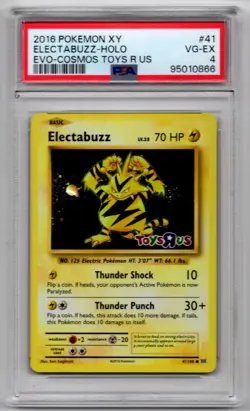 Electabuzz #41 PSA 4 2016 XY - Evolutions Toys R Us Promo Holo - Image 1