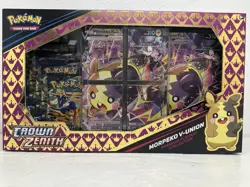 Pokemon TCG: Crown Zenith Premium Playmat Collection Morpeko V-Union Box NEW - Image 1