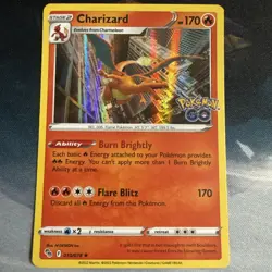 Charizard 010/078 Holo Rare Pokemon GO Pokemon Holo - Image 1