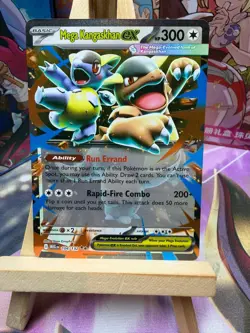 Mega Kangaskhan ex 104/132 Double Rare Mega Evolution Pokemon NM - Image 1