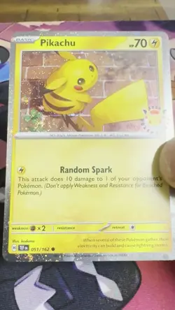 2026 Pokemon Day Pikachu 30th Anniversary Promo 51/162 NM Fart Swirl! - Image 2