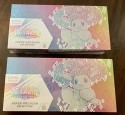 Pokemon SV8.5 Prismatic Evolutions Super-Premium Collection (x2) Factory Sealed - Image 1