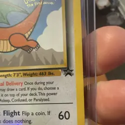 Pokemon TCG Dragonite 05/53 Wotc Promo Movie Promo Regular 90 HP English 1999 - Image 3