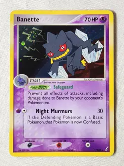 NM Banette - Holo Swirl #1 Crystal Guardians Pokemon TCG - Image 1