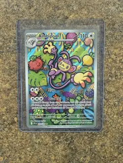 Ambipom 107/094 - 2025 Pokemon Phantasmal Flames Illustration Rare - Full Art - Image 1