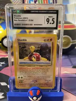 Pokemon TCG Shuckle Neo Revelation 51/64 Regular Unlimited Common CGC 9.5 - Image 1