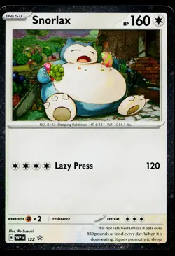 Snorlax 122 Promo Scarlet & Violet Pokemon Near Mint - Image 1
