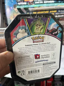 Pokemon Snorlax Mighty Mysterious Tin 2021 Factory Sealed NEW - Image 2