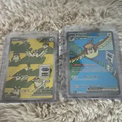 Pokemon TCG Obsidian Flames Holo Lot 2 Pidgey 207/197 & Pidgeot ex 225/197 - Image 2