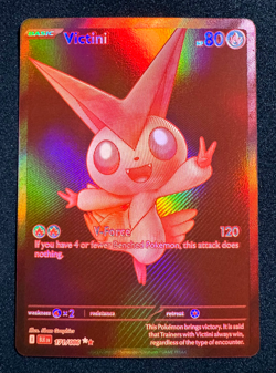 POKEMON TCG VICTINI 171/086 BLACK BOLT BWR HOLO NM - Image 3