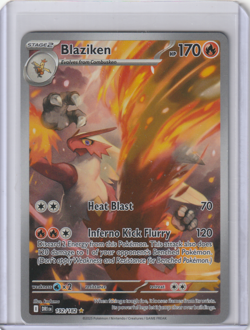 Blaziken 192/182 Pokemon Destined Rivals IR Full Art Holo - Image 1
