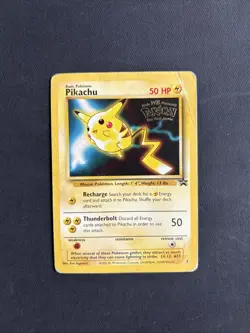 Pokemon Pikachu TCG Wizards Black Star Promos 4 Regular Promo Non Holo STAMPED - Image 1