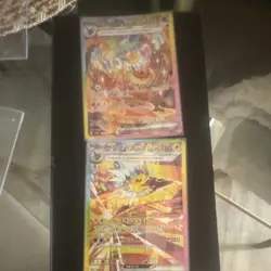 Pokemon TCG Japanese SV8a SAR Lot 2 flareon ex & Jolteon ex - Image 1
