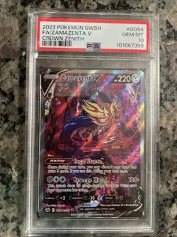 2023 Pokemon SWSH FA/Zamazenta V Crown Zenith PSA Gem 10 - Image 1