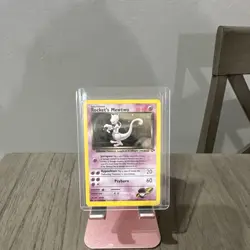 pokemon tcg rocket's mewtwo best of promo 008/009 reverse holo 70hp english 2000 - Image 3