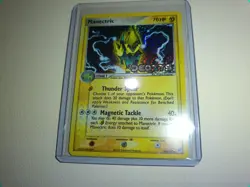 Pokemon EX Deoxys - Manectric 38/107 Reverse Holo LP Holo Bending - Image 1