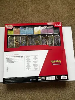 Pokemon Prismatic Evolutions 8 Mini-Tins with Promo Cards Costco 2-Pack IN HAND - Image 2