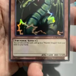 Thunder Dragon LCKC-EN067 ULTRA RARE Unlimited NM! +Bonus Card FREE SHIPPING! - Image 2