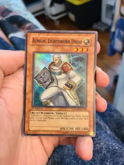 Yugioh Aurkus, Lightsworn Druid LODT-EN081 1st Super Rare - Image 1