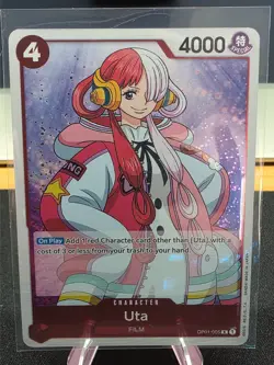 One Piece Uta OP01-005 R Foil Romance Dawn Pre Errata NM - Image 1