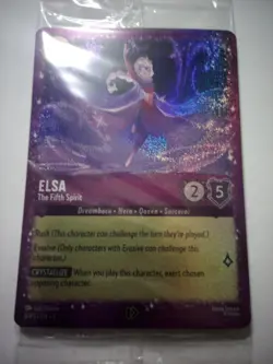 Elsa - The Fifth Spirit 6 Disney Lorcana Promo Cards Holo Sealed - Image 1
